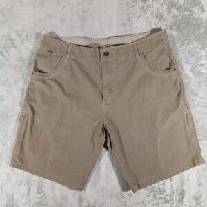 Kuhl Shorts Men 40x11, Tag 40 Ramblr Tan Stretch Quick Dry Outdoor Cargo 5125